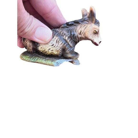 Vintage Nativity Set Handmade Wood Stable Made in Italy 9 Figures - Picture 13 of 14